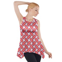 Abstract Cookies Side Drop Tank Tunic by SychEva