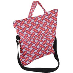 Abstract Cookies Fold Over Handle Tote Bag by SychEva