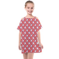 Abstract Cookies Kids  One Piece Chiffon Dress by SychEva