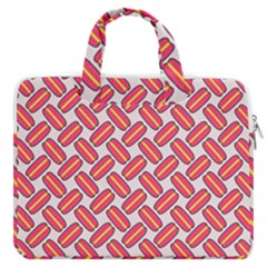 Abstract Cookies Macbook Pro Double Pocket Laptop Bag (large)