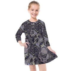 The Pollinator Kids  Quarter Sleeve Shirt Dress by MRNStudios