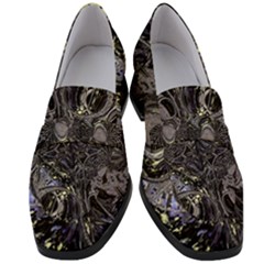 The Pollinator Women s Chunky Heel Loafers by MRNStudios
