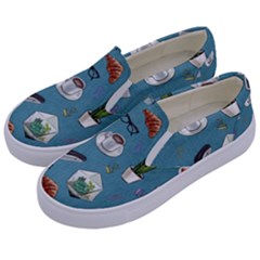 Fashionable Office Supplies Kids  Canvas Slip Ons by SychEva