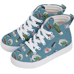 Fashionable Office Supplies Kids  Hi-top Skate Sneakers by SychEva