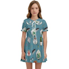 Fashionable Office Supplies Kids  Sweet Collar Dress by SychEva