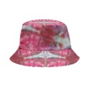 Red on pink arabesque Bucket Hat View2