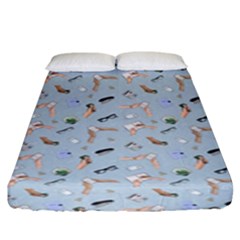 Office Fitted Sheet (king Size) by SychEva