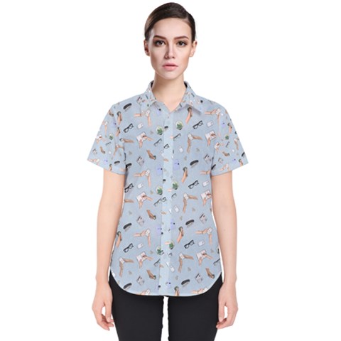 Office Women s Short Sleeve Shirt by SychEva