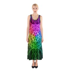Fractal Design Sleeveless Maxi Dress