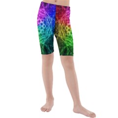 Fractal Design Kids  Mid Length Swim Shorts