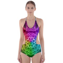 Fractal Design Cut-Out One Piece Swimsuit