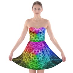 Fractal Design Strapless Bra Top Dress