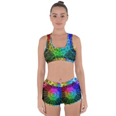 Fractal Design Racerback Boyleg Bikini Set