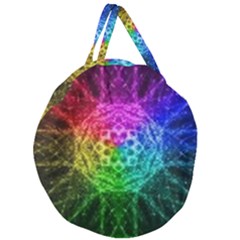 Fractal Design Giant Round Zipper Tote by Sparkle