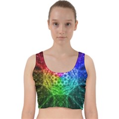 Fractal Design Velvet Racer Back Crop Top