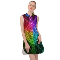 Fractal Design Sleeveless Shirt Dress