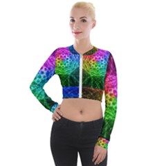 Fractal Design Long Sleeve Cropped Velvet Jacket