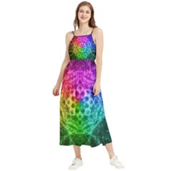 Fractal Design Boho Sleeveless Summer Dress