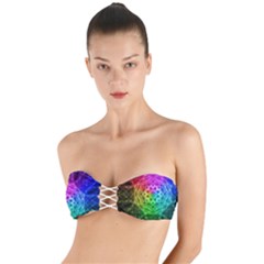 Fractal Design Twist Bandeau Bikini Top