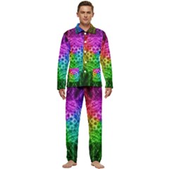 Fractal Design Men s Long Sleeve Velvet Pocket Pajamas Set