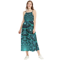 Fractal Boho Sleeveless Summer Dress