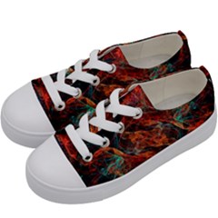 Fractal Kids  Low Top Canvas Sneakers by Sparkle