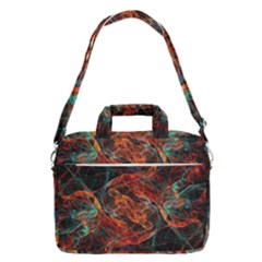 Fractal Macbook Pro Shoulder Laptop Bag  by Sparkle