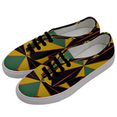 Abstract Pattern Geometric Backgrounds   Men s Classic Low Top Sneakers by Eskimos