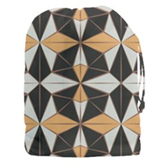 Abstract Pattern Geometric Backgrounds   Drawstring Pouch (3xl) by Eskimos