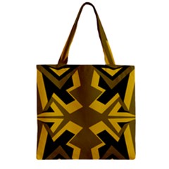 Abstract Pattern Geometric Backgrounds   Zipper Grocery Tote Bag by Eskimos