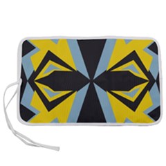 Abstract Pattern Geometric Backgrounds   Pen Storage Case (l) by Eskimos