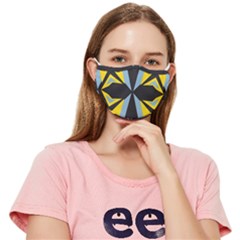 Abstract Pattern Geometric Backgrounds   Fitted Cloth Face Mask (adult) by Eskimos