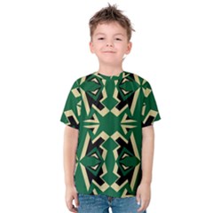 Abstract Pattern Geometric Backgrounds   Kids  Cotton Tee