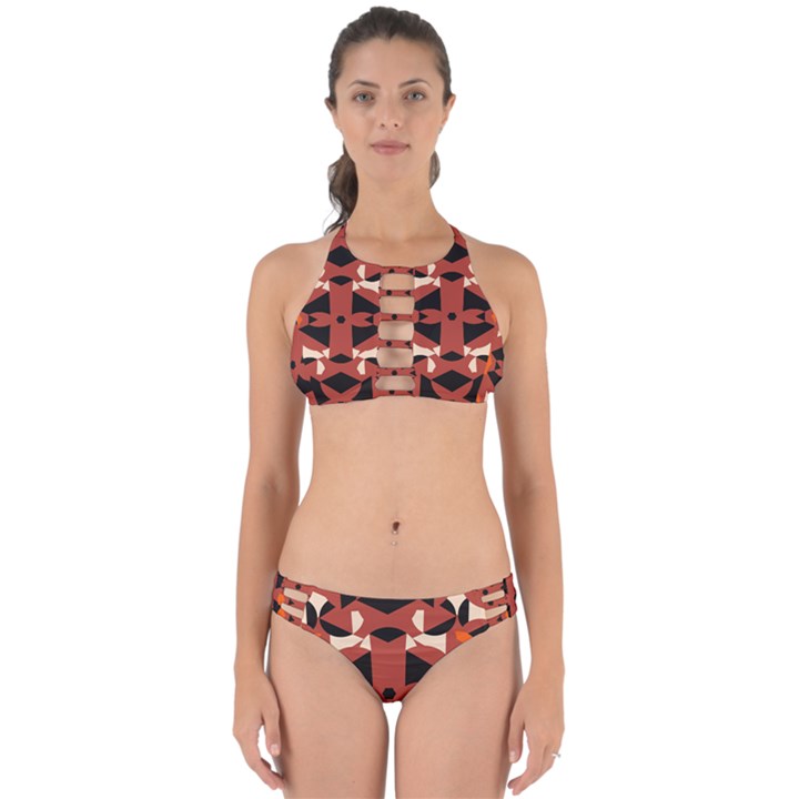 Abstract pattern geometric backgrounds   Perfectly Cut Out Bikini Set