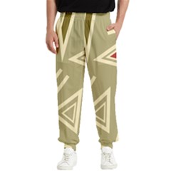 Abstract Pattern Geometric Backgrounds   Men s Elastic Waist Pants by Eskimos