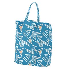 Abstract Pattern Geometric Backgrounds   Giant Grocery Tote by Eskimos