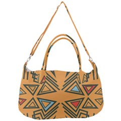 Abstract Pattern Geometric Backgrounds   Removal Strap Handbag by Eskimos