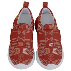 Abstract Pattern Geometric Backgrounds   Kids  Velcro No Lace Shoes by Eskimos