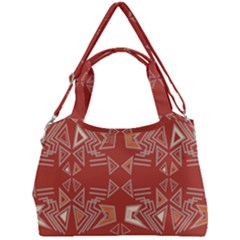 Abstract Pattern Geometric Backgrounds   Double Compartment Shoulder Bag by Eskimos