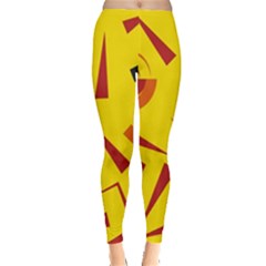 Abstract Pattern Geometric Backgrounds   Leggings  by Eskimos