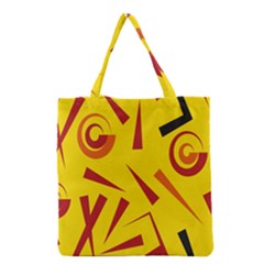 Abstract Pattern Geometric Backgrounds   Grocery Tote Bag by Eskimos