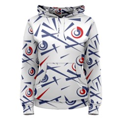 Abstract Pattern Geometric Backgrounds   Women s Pullover Hoodie by Eskimos