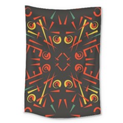 Abstract pattern geometric backgrounds   Large Tapestry