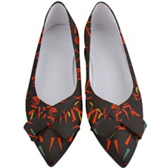 Abstract Pattern Geometric Backgrounds   Women s Bow Heels by Eskimos