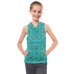 Abstract Pattern Geometric Backgrounds   Kids  Sleeveless Hoodie by Eskimos