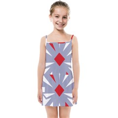 Abstract Pattern Geometric Backgrounds   Kids  Summer Sun Dress by Eskimos