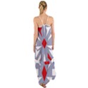 Abstract pattern geometric backgrounds   Cami Maxi Ruffle Chiffon Dress View2