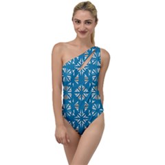 Abstract pattern geometric backgrounds   To One Side Swimsuit