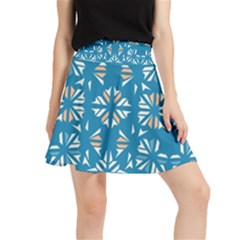 Abstract pattern geometric backgrounds   Waistband Skirt