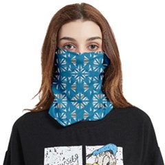 Abstract Pattern Geometric Backgrounds   Face Covering Bandana (two Sides) by Eskimos